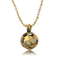Football Gold Pendant Matel Glow In The Dark Cheap Necklace 2016
